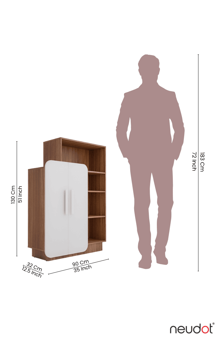 Haven Bookshelf - Frosty White