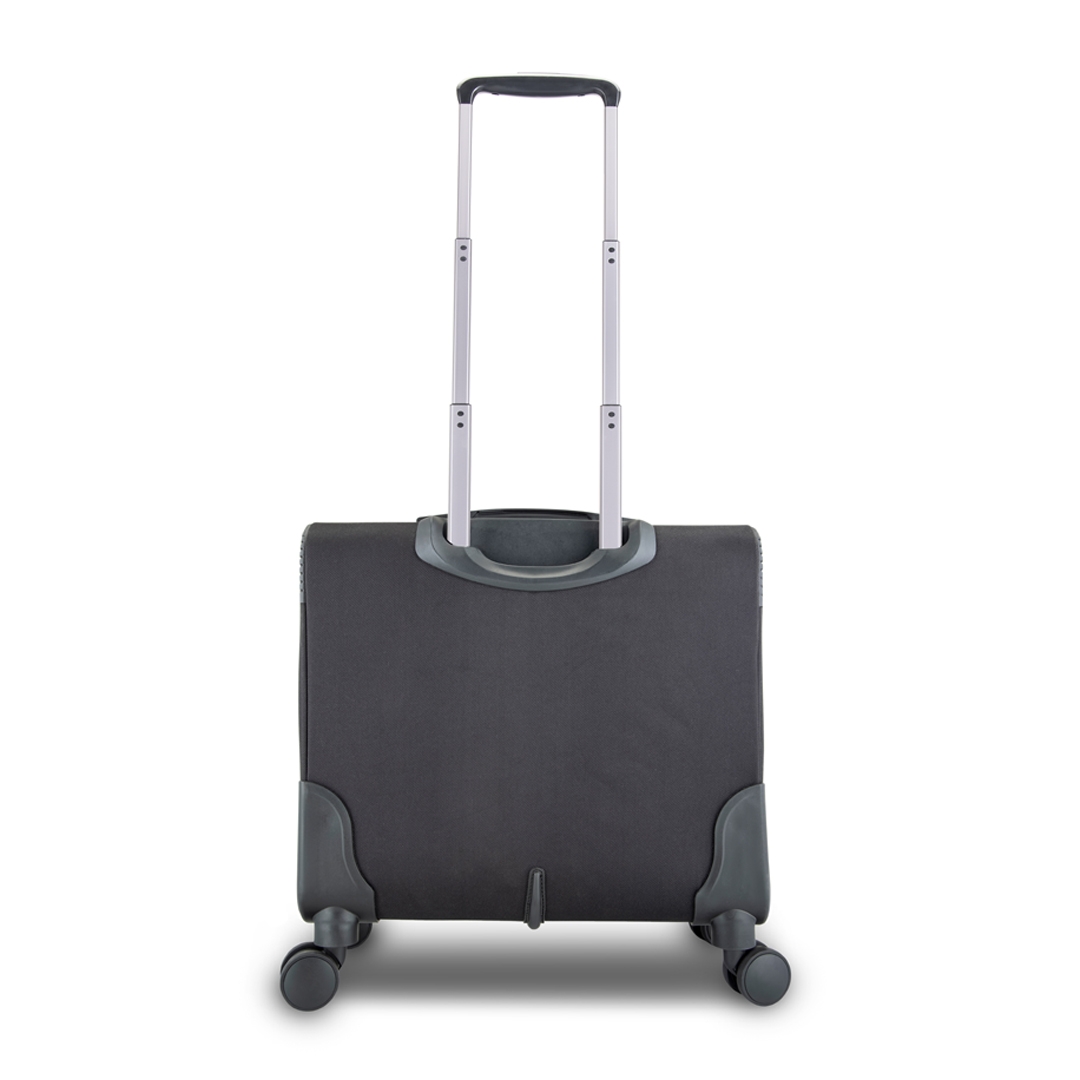 Small Cabin Luggage Trolley Bag (17 inch) - Overnighter Trolley, USB  Charging Port