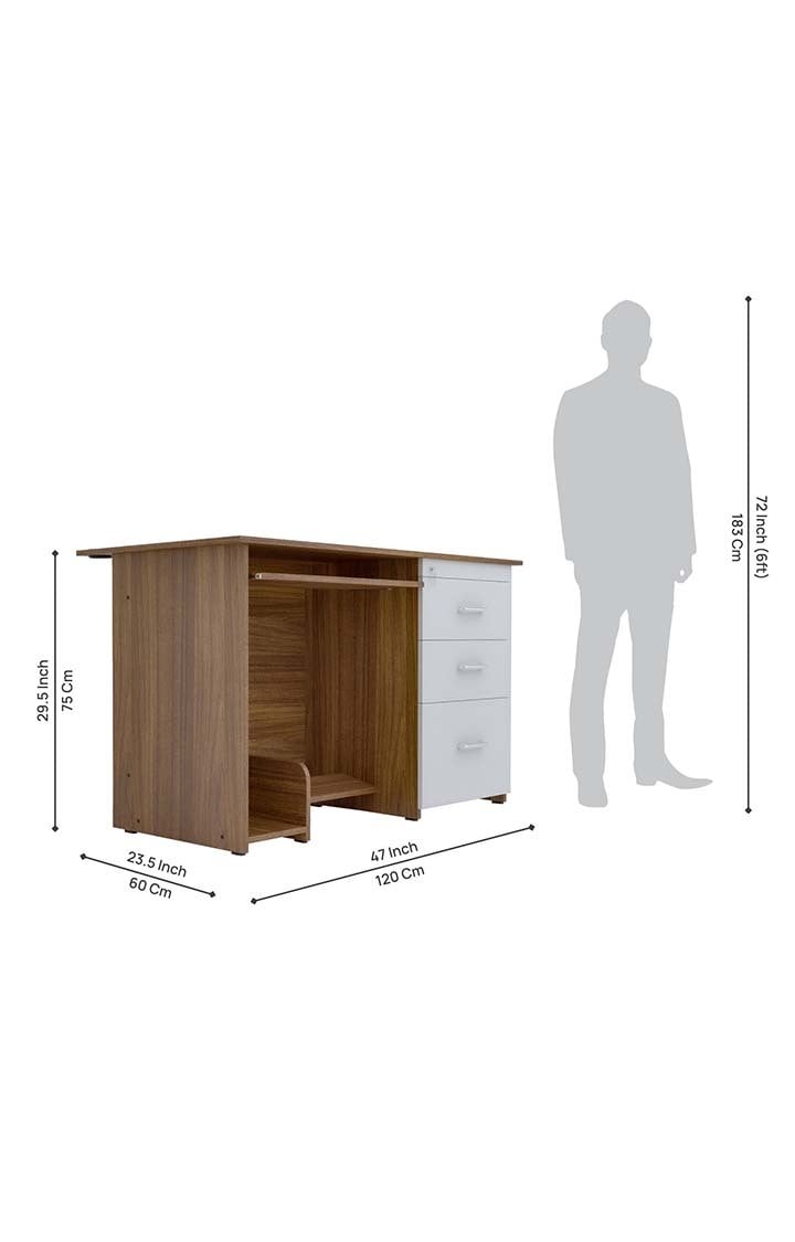 NEUDOT Roger Office Table - Leon Teak