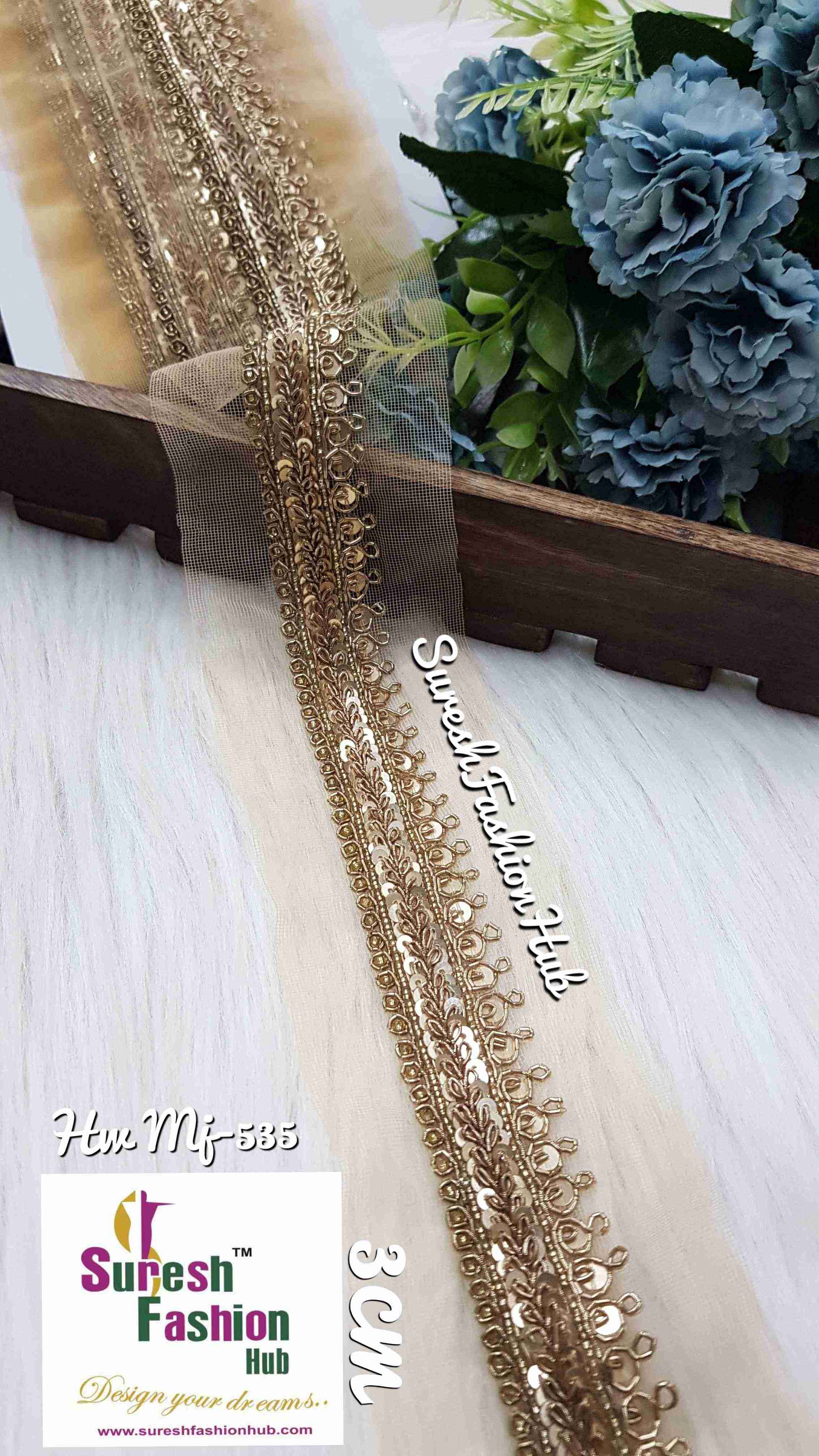 Handmade decorative Antique Gold Ribbon