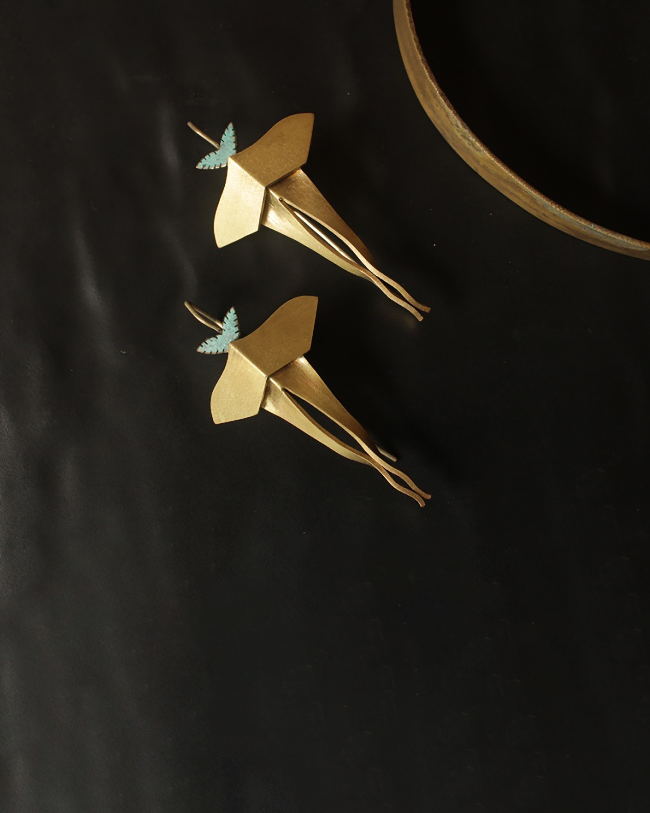 Lunamoth Teal Top