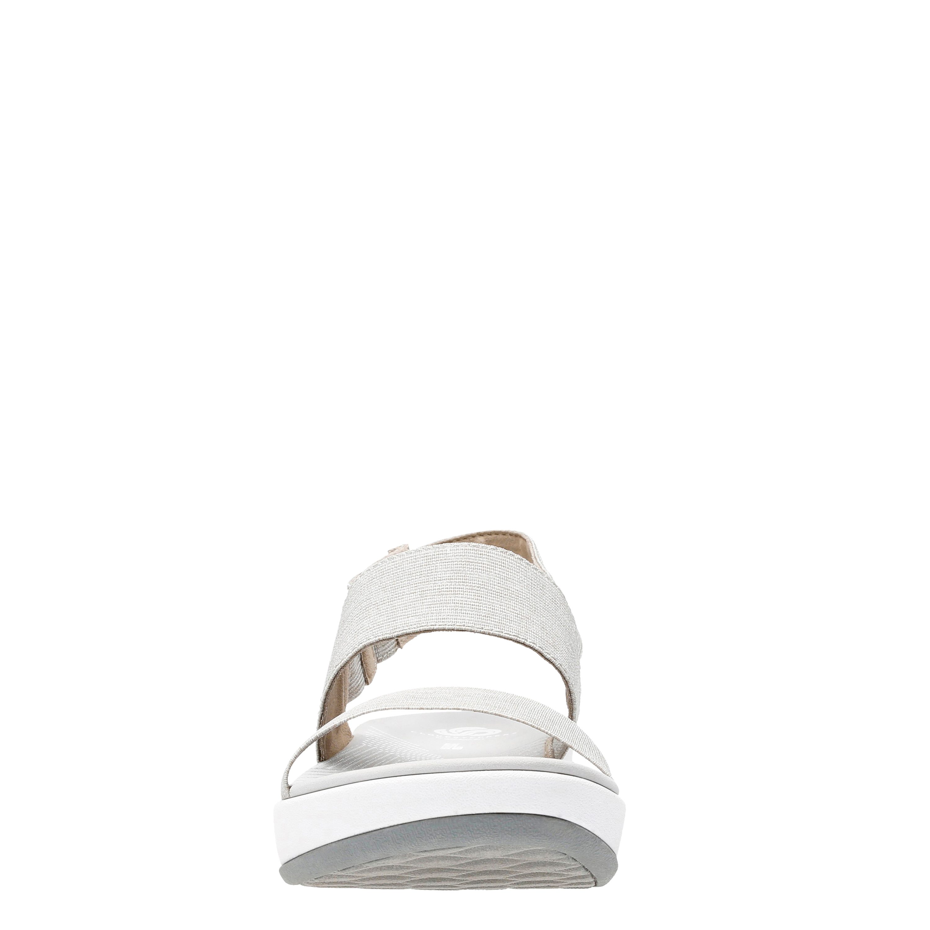 Clarks Women Arla Jacory Fashion Sandals/Women's Beige Synthetic Sandals