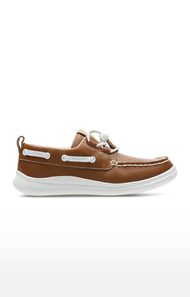 Clarks boys discount boat shoes