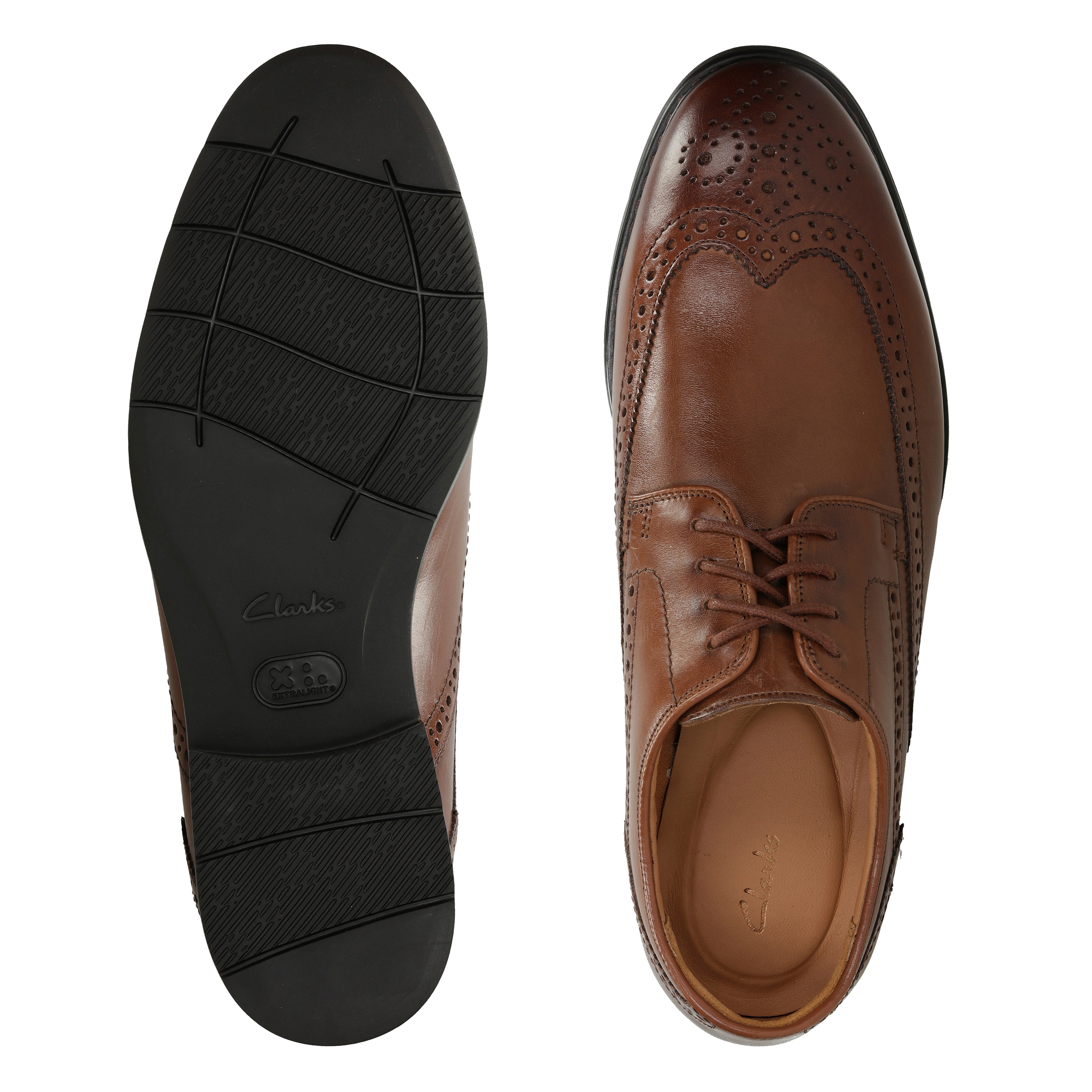 Clarks | Brown Leather Men's Brogues 6