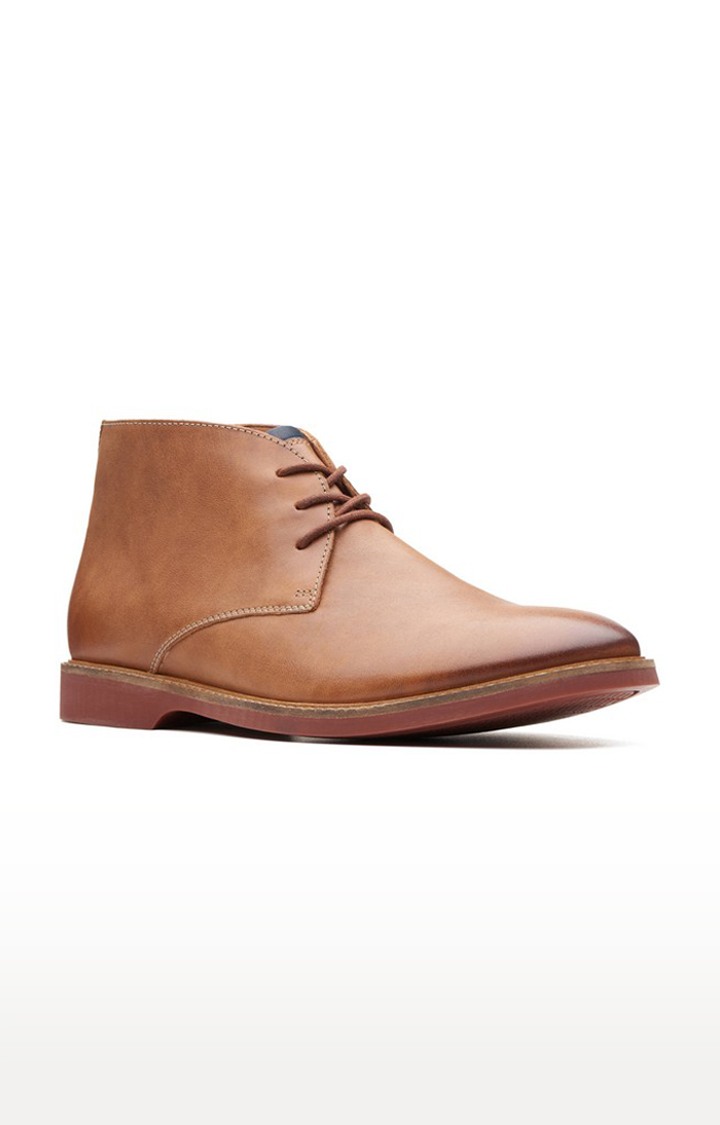 clarks tan leather boots