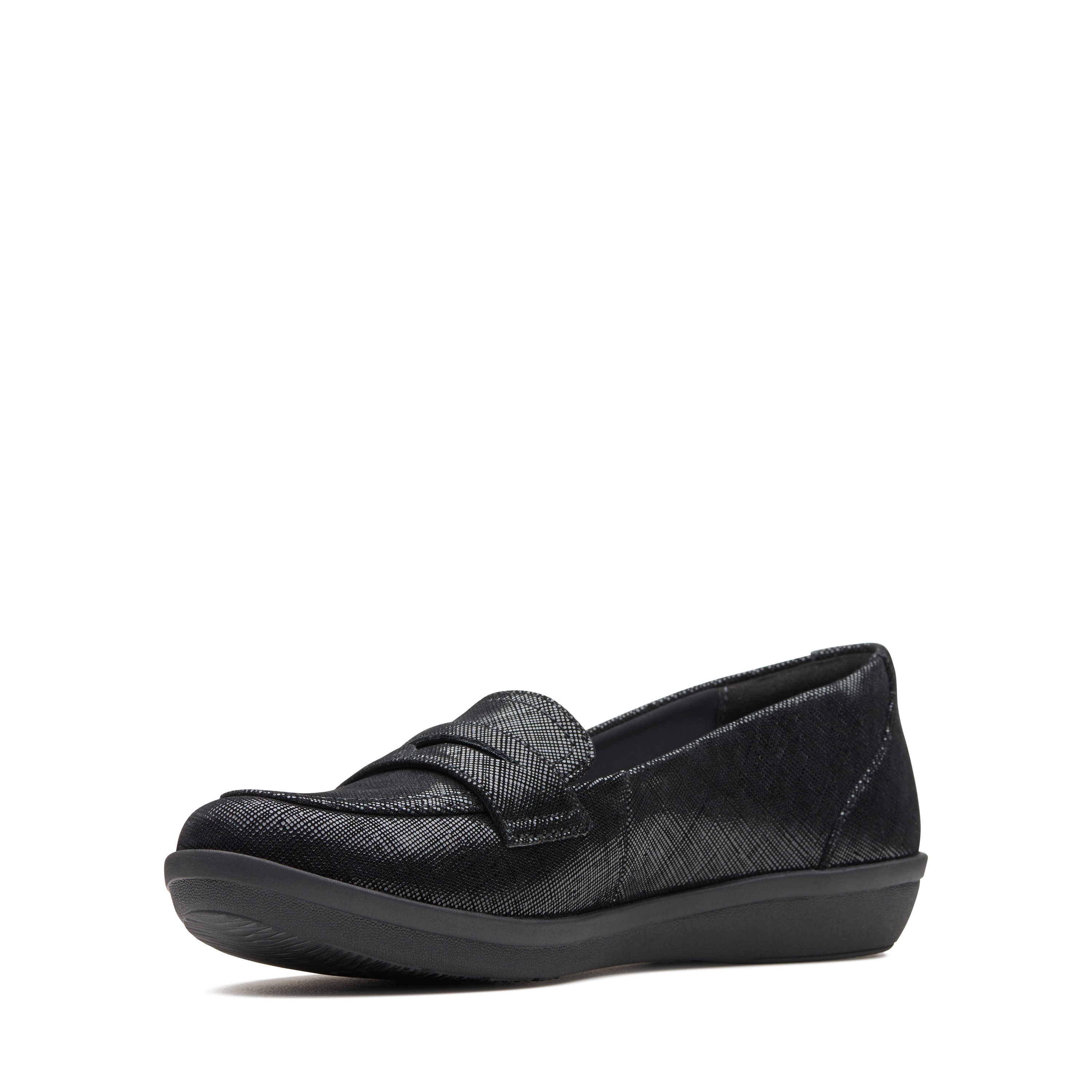 Women,s Black Casual Slip-ons