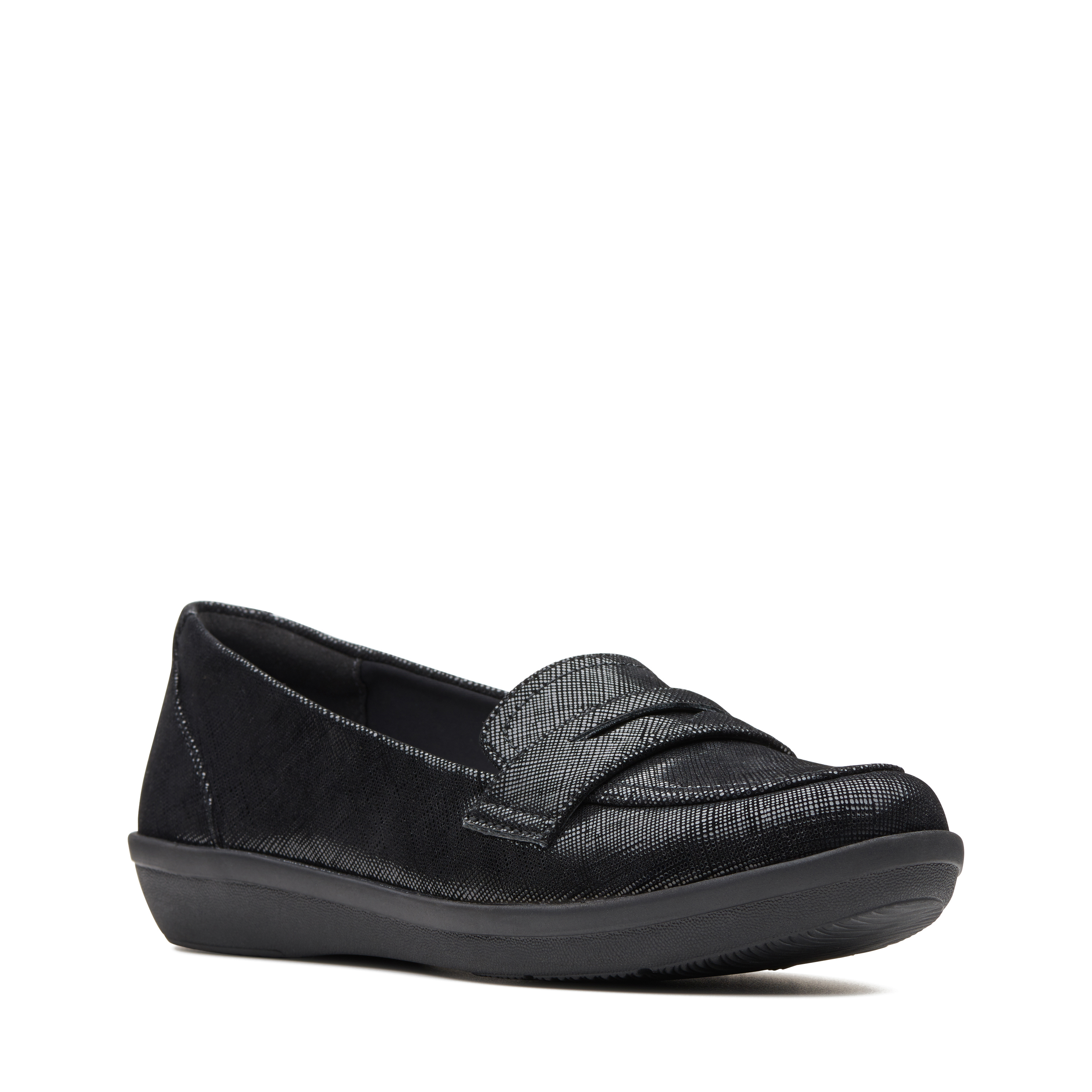 Women,s Black Casual Slip-ons