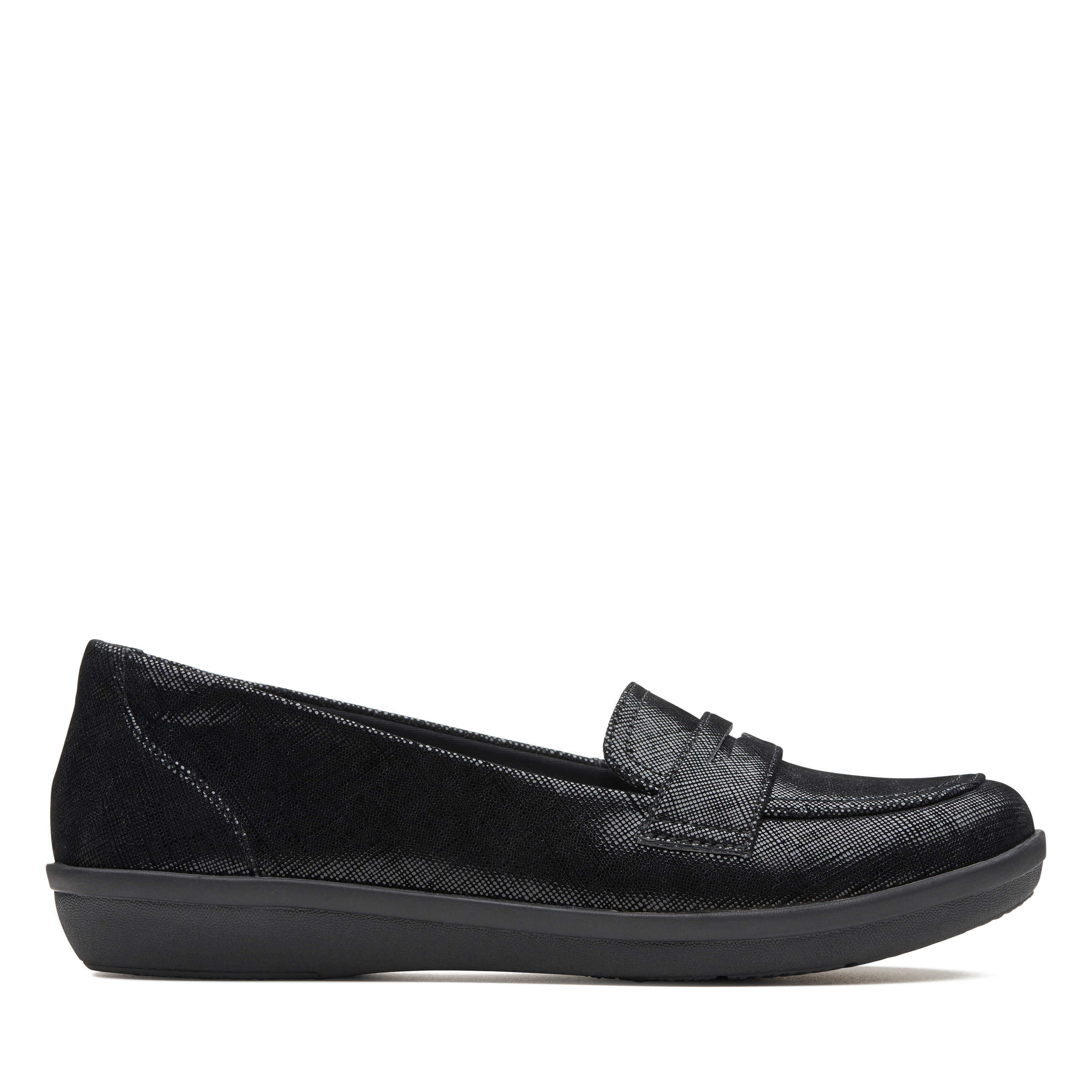 Women,s Black Casual Slip-ons