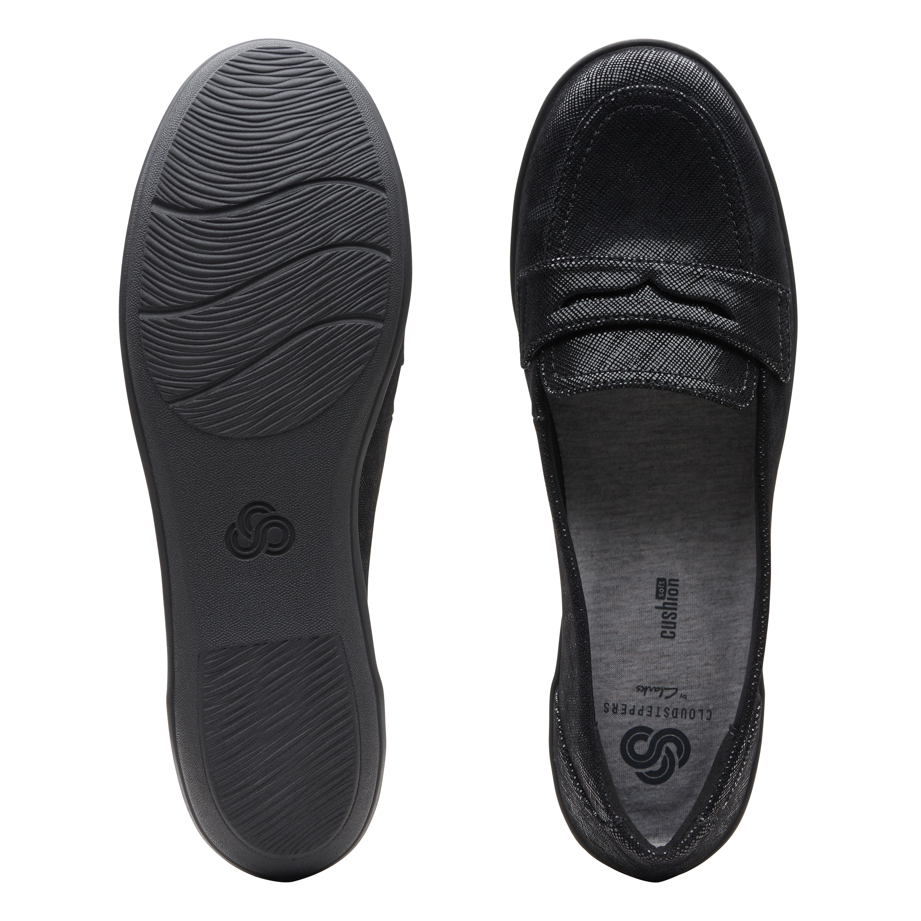 Women,s Black Casual Slip-ons