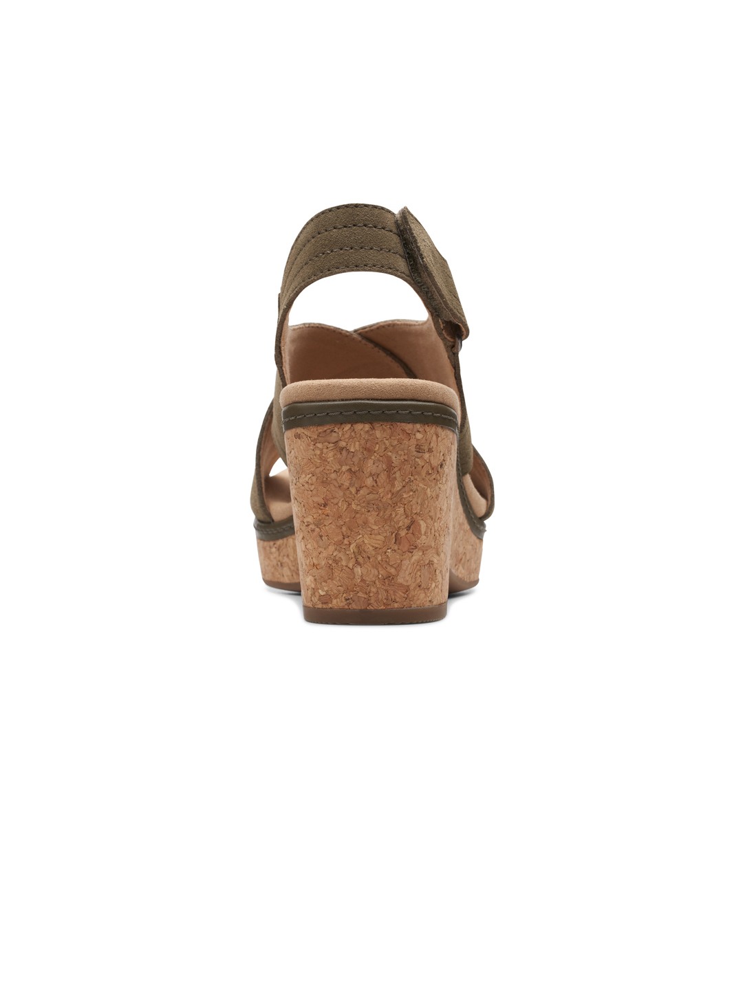 CLARKS OLIVE WOMEN GISELLE COVE WEDGE SANDALS