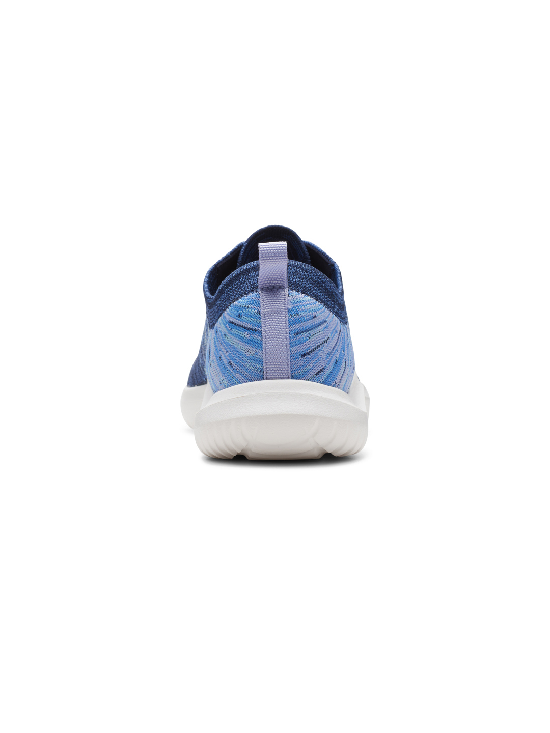 CLARKS NAVY WOMEN NOVA GLINT LACE UP SNEAKERS