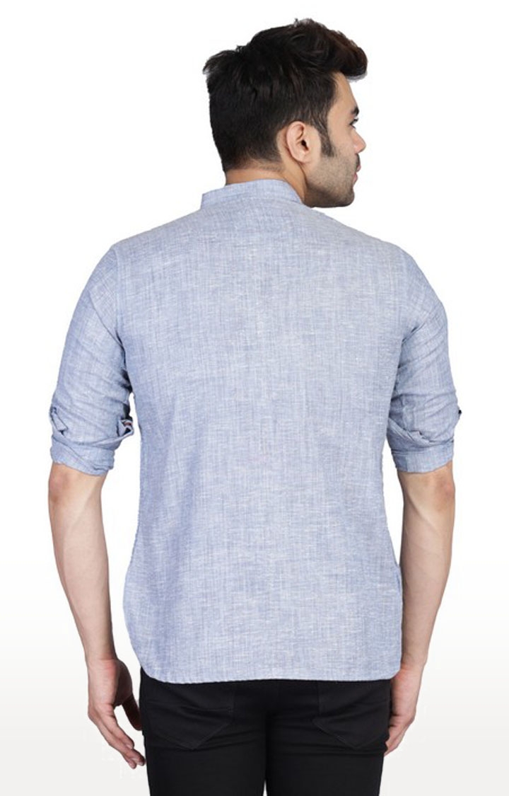 TAHVO | Tahvo Men Grey Kurta Shirt 3