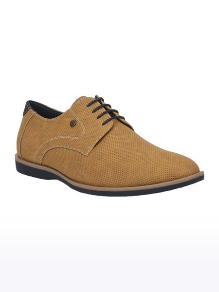 Men's Healers PU Brown Derby Shoes