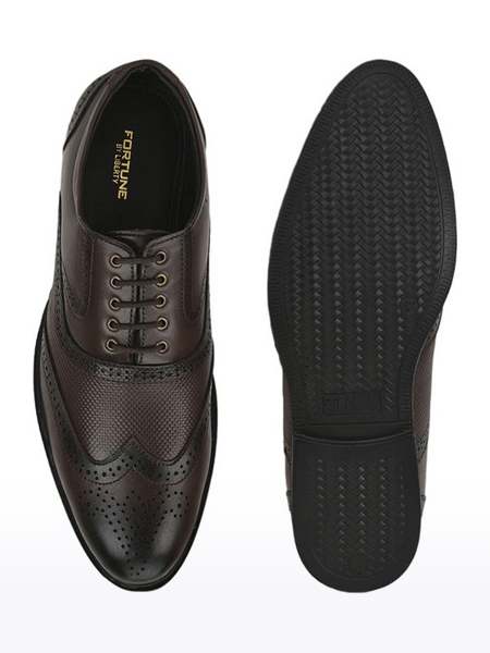 Fortune by Liberty HOL-125E Brown Formal Shoes for Men