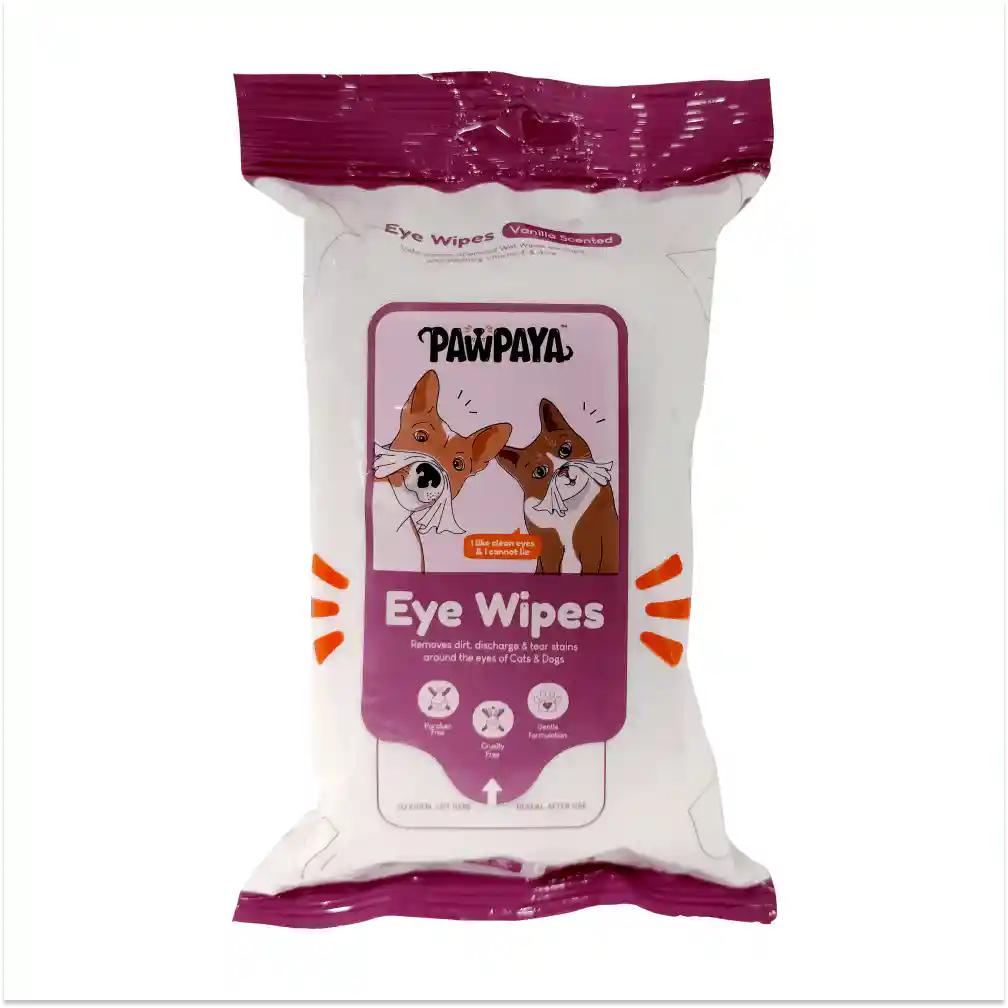 Pawpaya Eye Wipes for Dogs and Cats (20x18cm)
