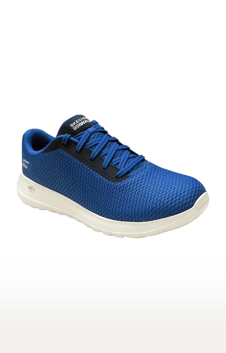 Skechers | Skechers Men's Go Walk Max-Effort Blue/Black/White Running Shoes 0