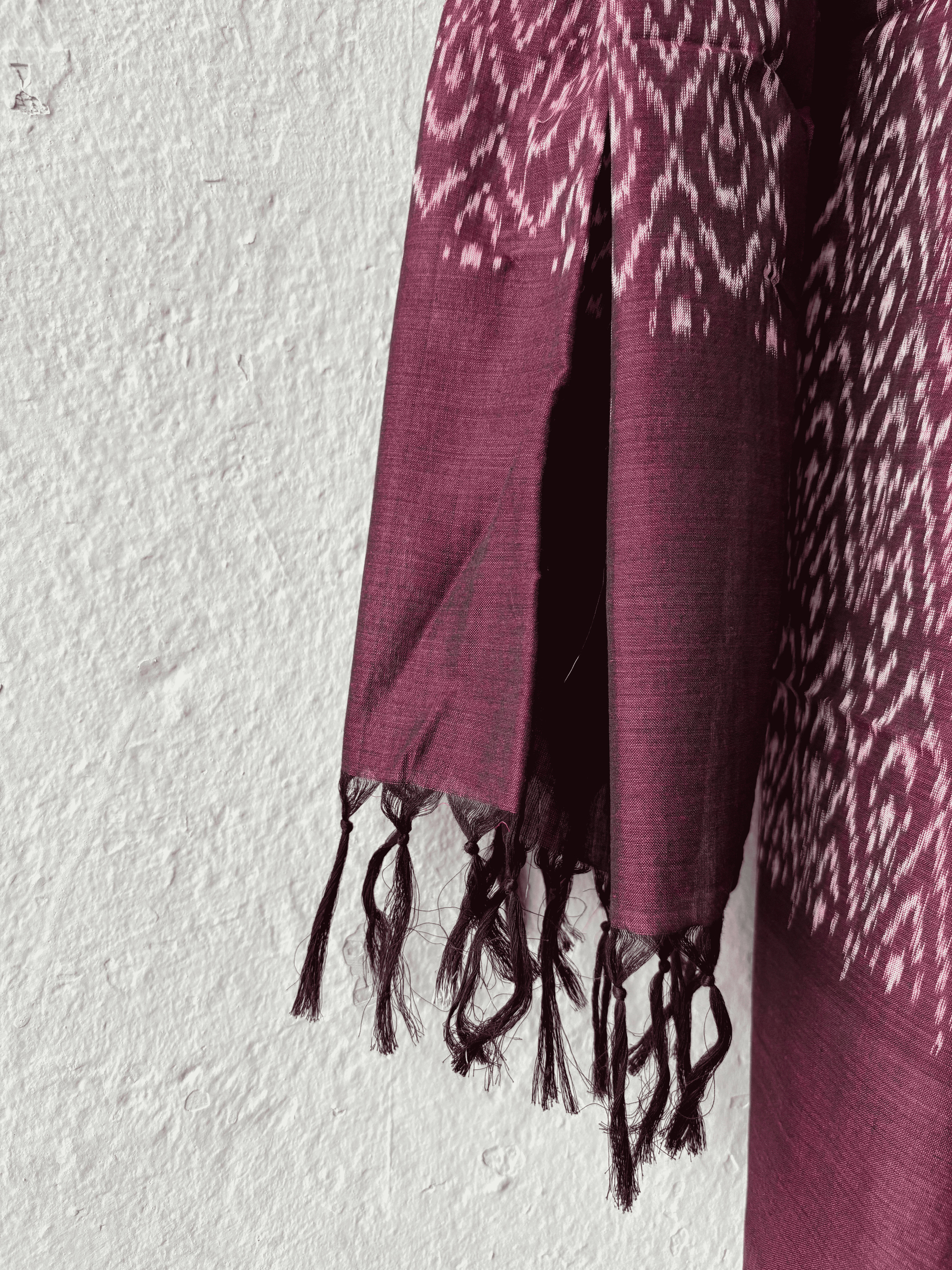 Cotton Ikat Diamond Warp Ikat Stole