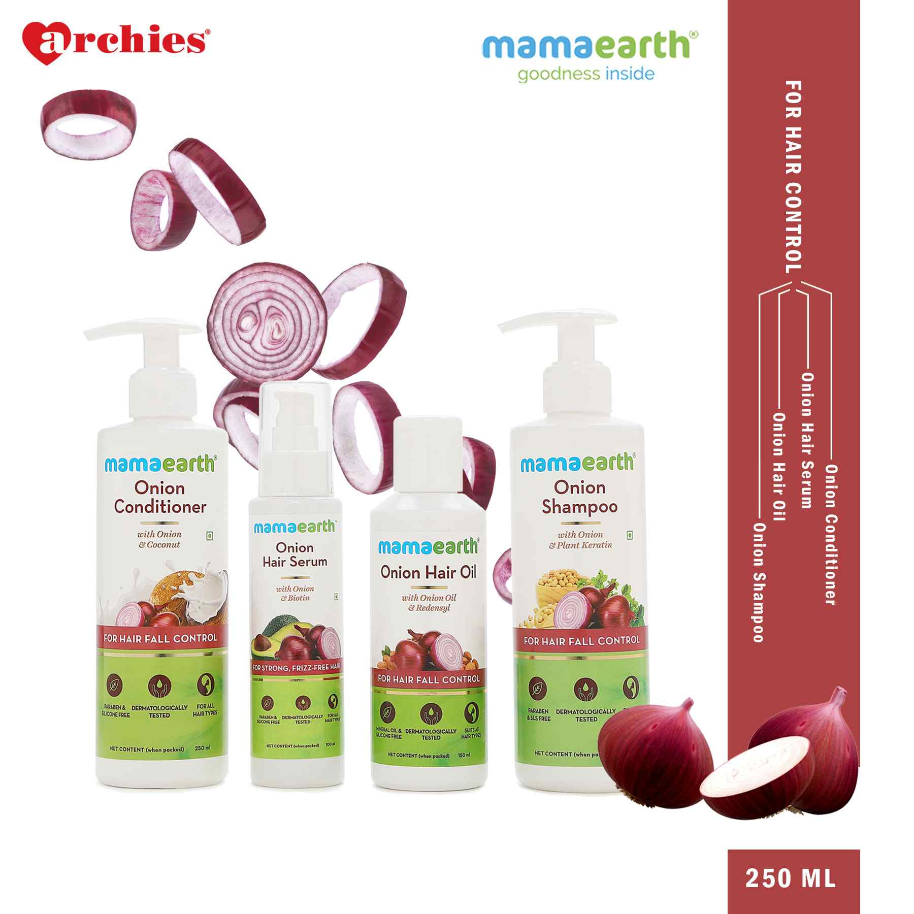 Mamaearth Anti Hairfall Regimen Kit with UXR Soothing Lemongrass