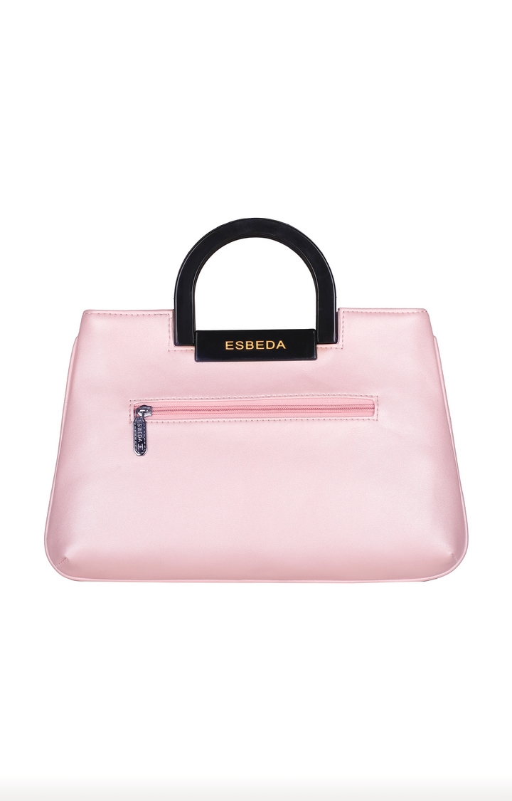 ESBEDA | Pink Solid Handbags 1