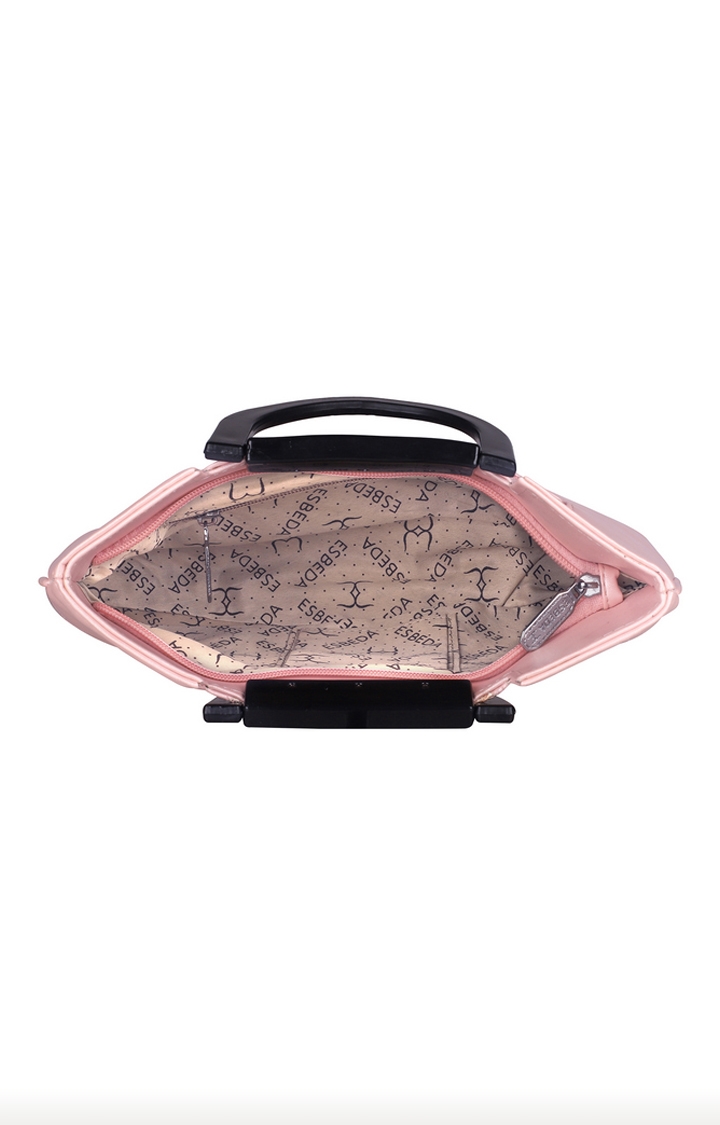 ESBEDA | Pink Solid Handbags 3