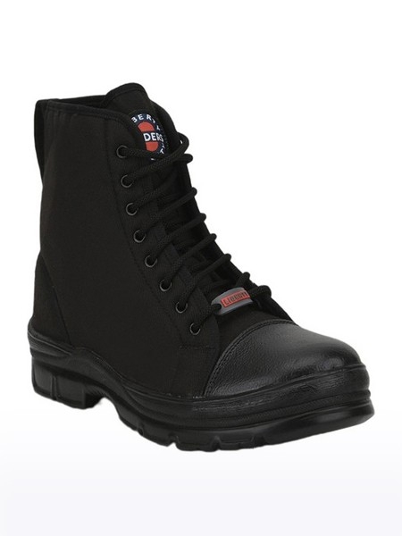 Men's Freedom Canvas Black Boots