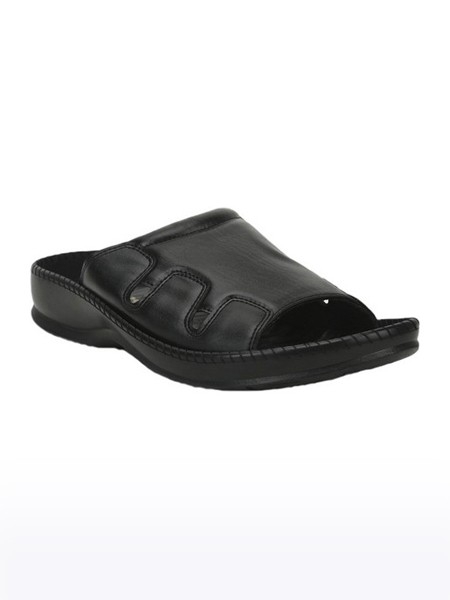 Men's Coolers PU Black Sandals