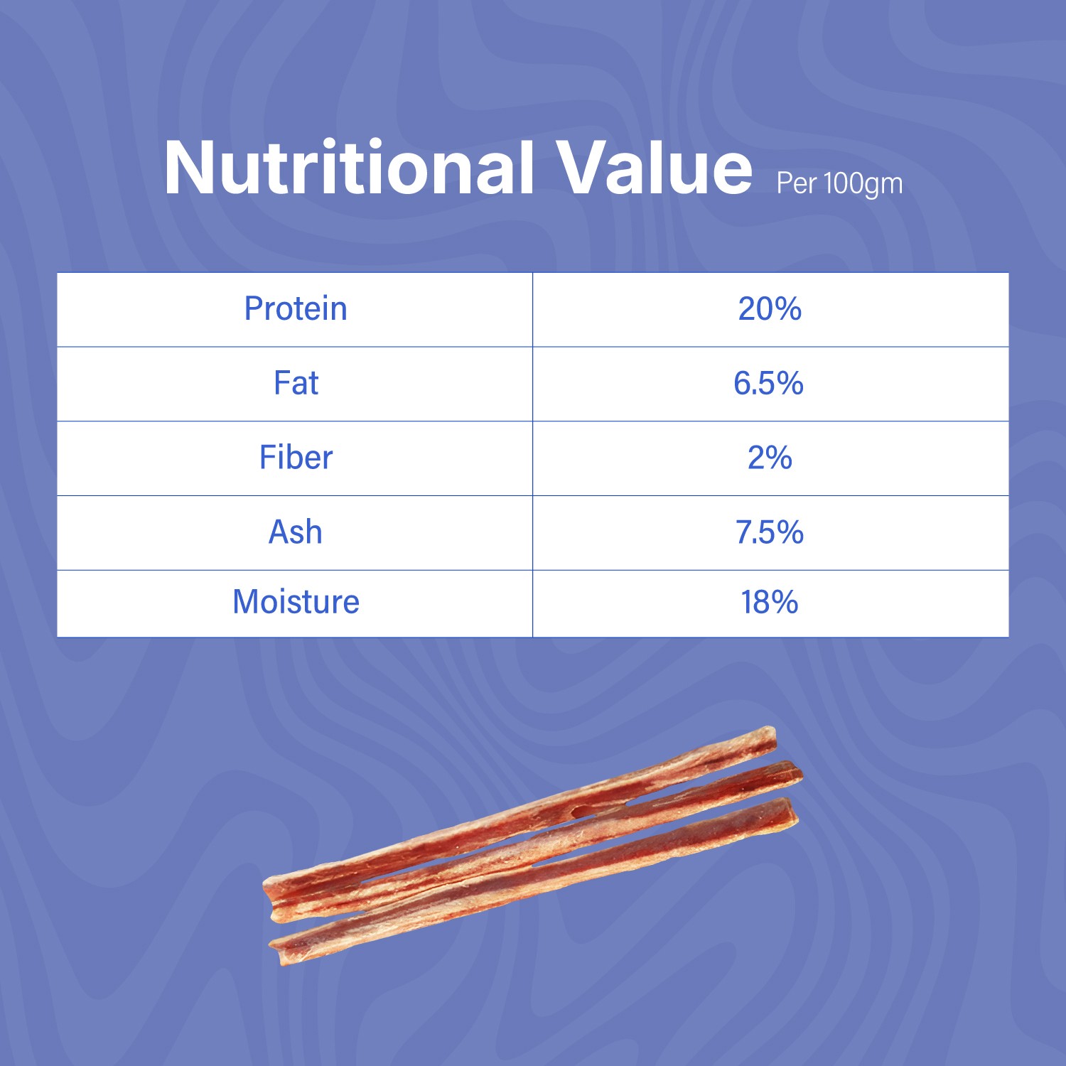 Scrummy Marbled Duck Strips Dog Treats 70g