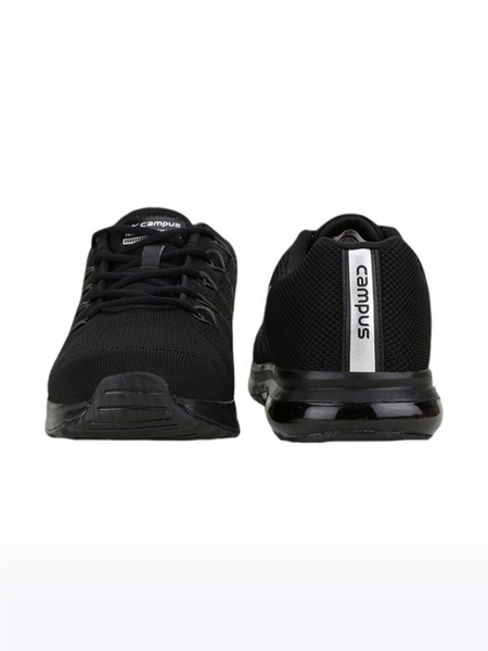 Campus Shoes | Boys Black PERIS Running Shoes 3