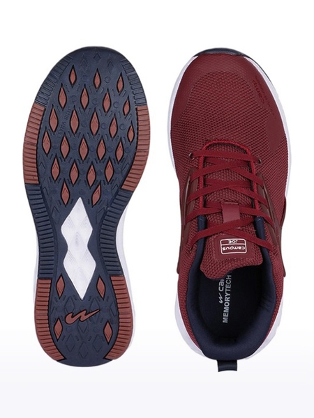 Campus Shoes | Men's Red SIMON PRO Running Shoes 3