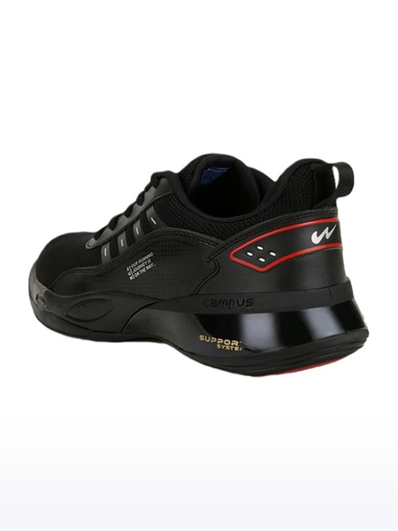 Campus Shoes | Men's Black TERMINATOR (N) Running Shoes 2
