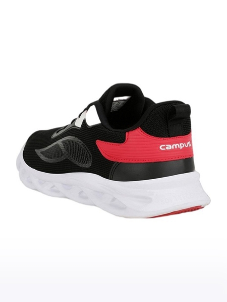 Campus Shoes | Men's Black RHODIUM Running Shoes 2