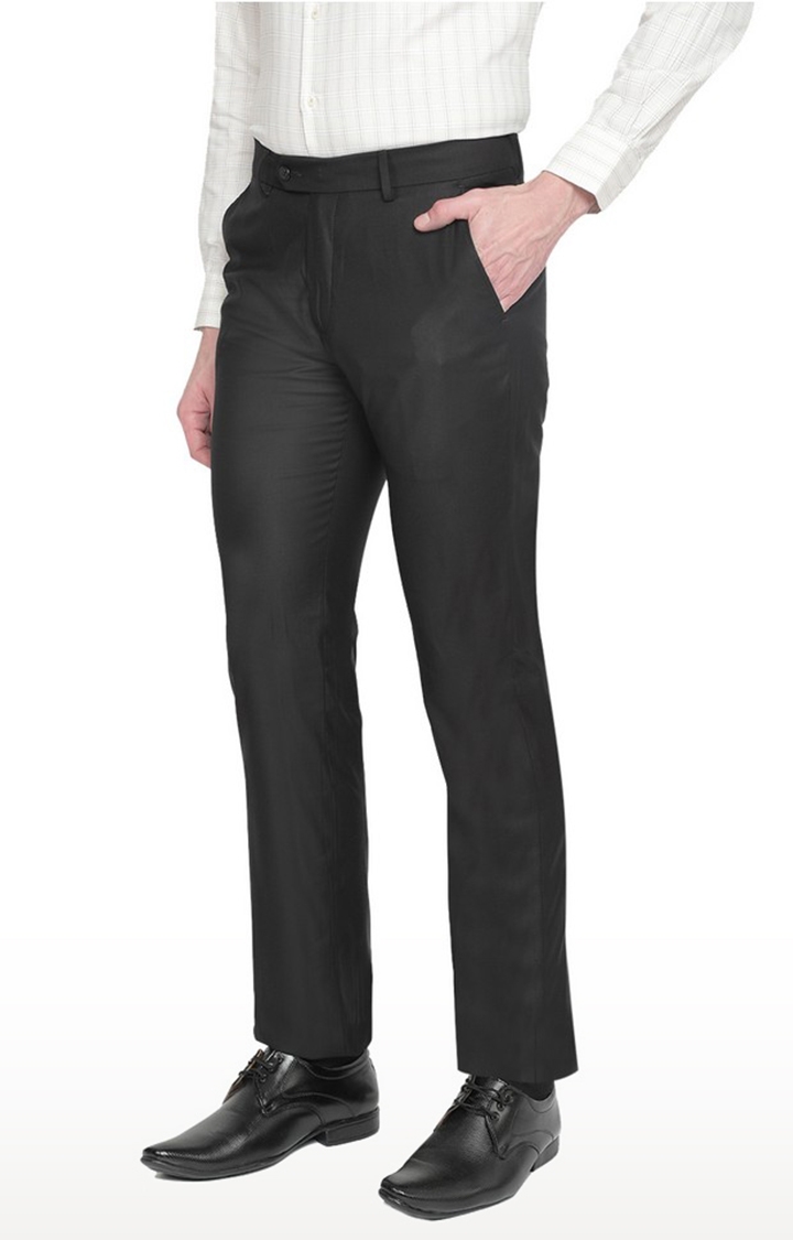 Buy J Hampstead Men Mid Rise Slim Fit Formal Trousers - Trousers for Men  24025852 | Myntra
