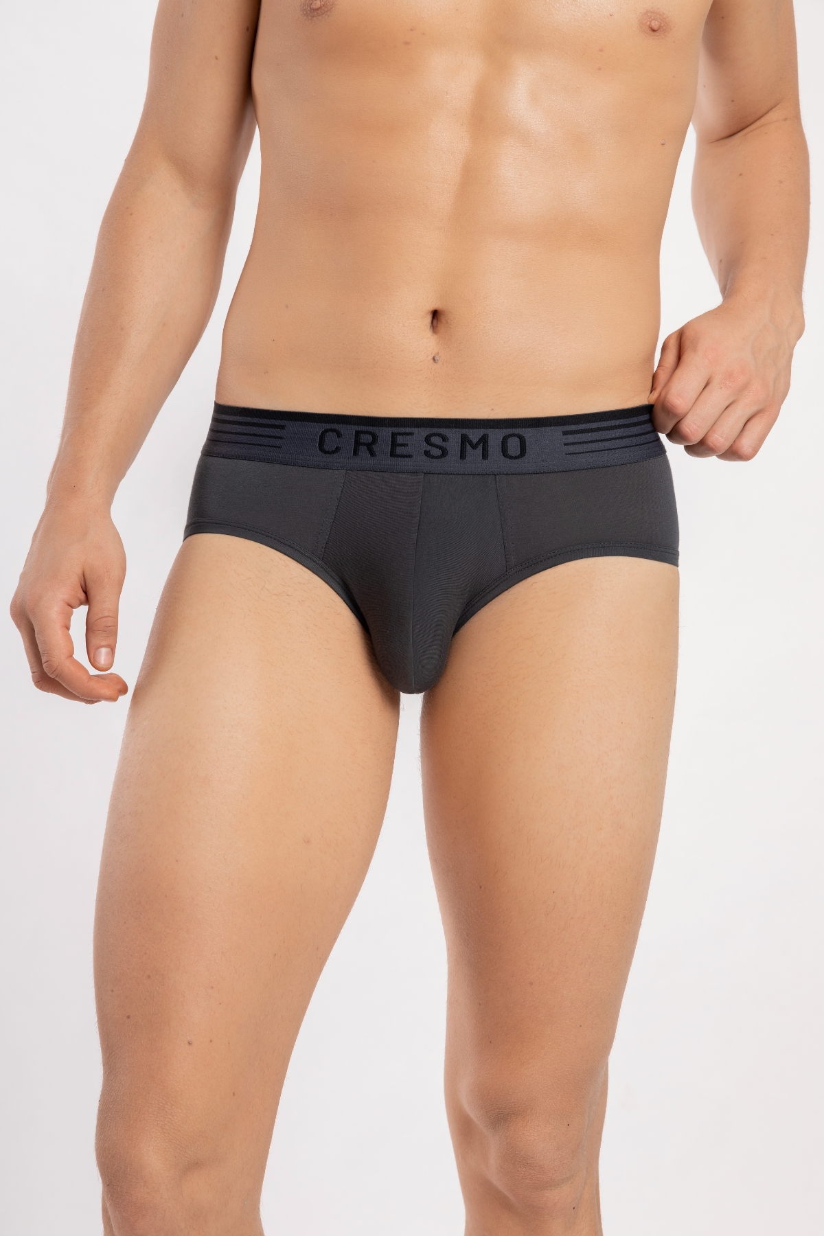 CRESMO | CRESMO Men's Anti-Microbial Micro Modal Underwear Breathable Ultra Soft Comfort Lightweight Brief (Pack of 2) 3