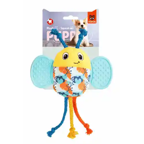 Barkbutler Fofos Puppy Bee Toy for Dogs, 21 X 16 CM
