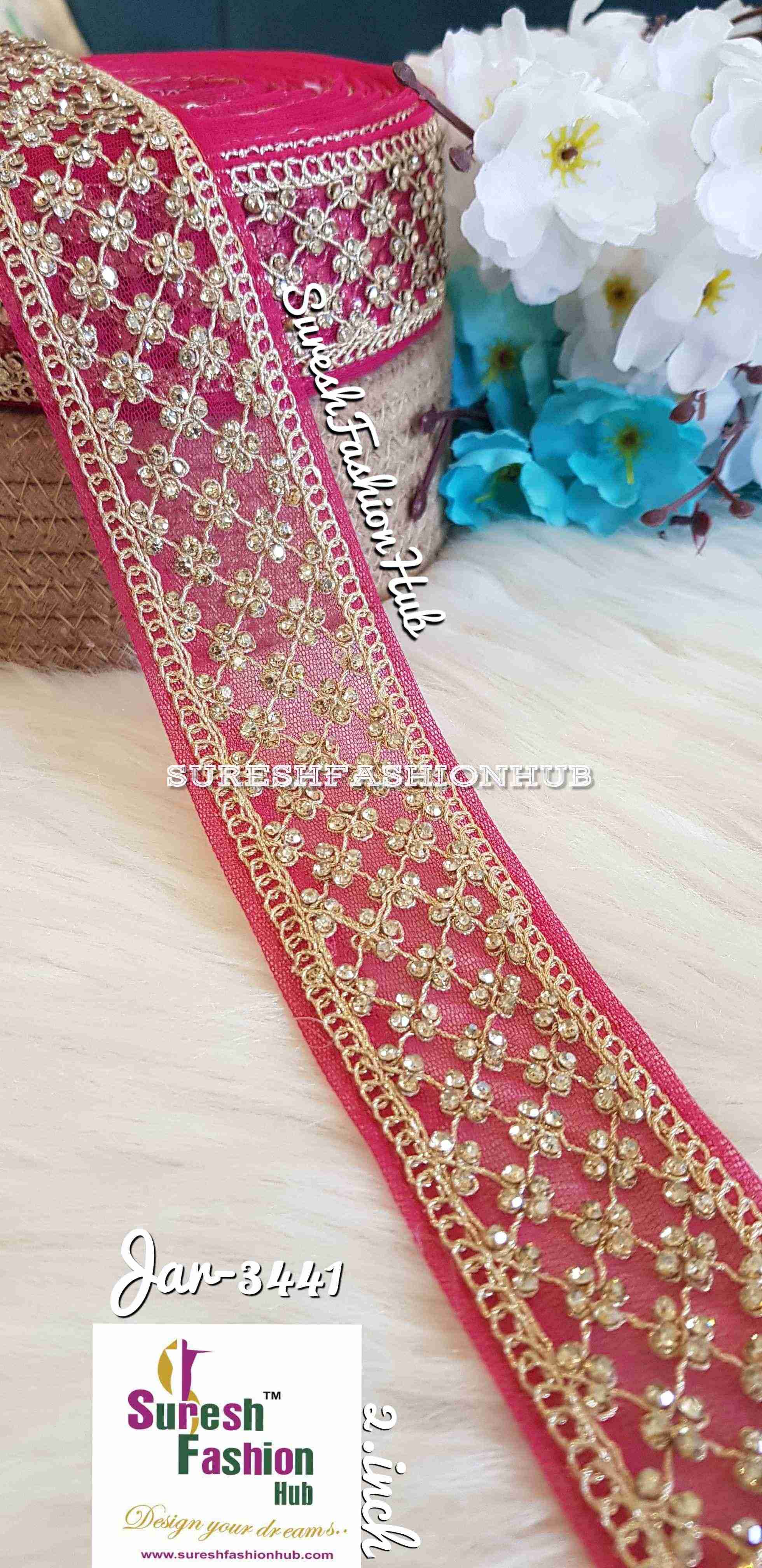 Indian Laces Embellishments Embroidery Saree Border Wholesale Silk Crafting Sewing Decorative Designer Ribbons #Blackborder  #Fancylaces #Decorativetrims #Embroideredborder #Sewingtrims #テープ #minne #lndianlaces #Sareeborder #アニー都城 #pasamanerías #pasamaneriasbordadas #Embellishments #可愛いマスク #Embroiderytrimmings #アクセサリー