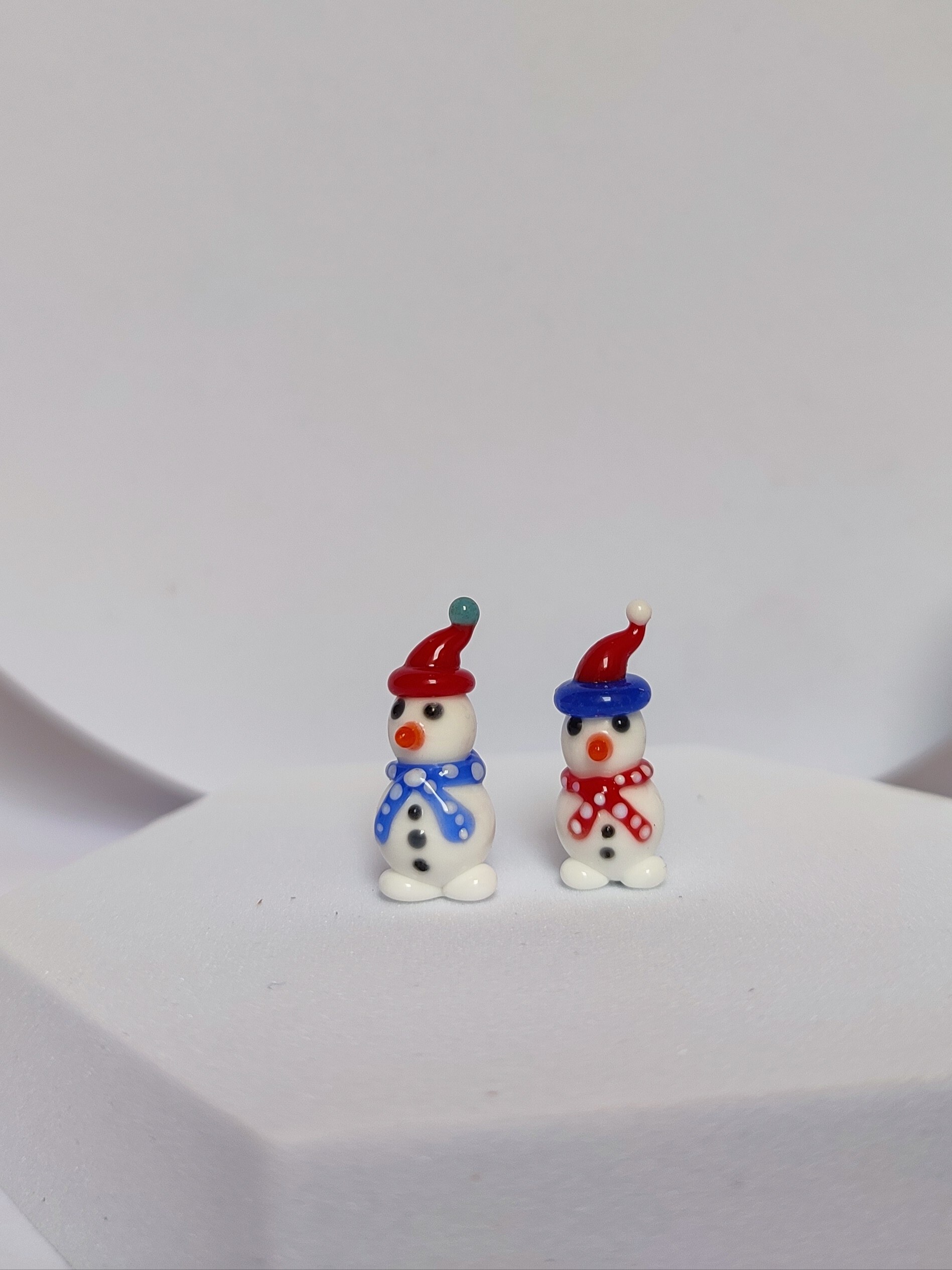 Glass Miniature snowman