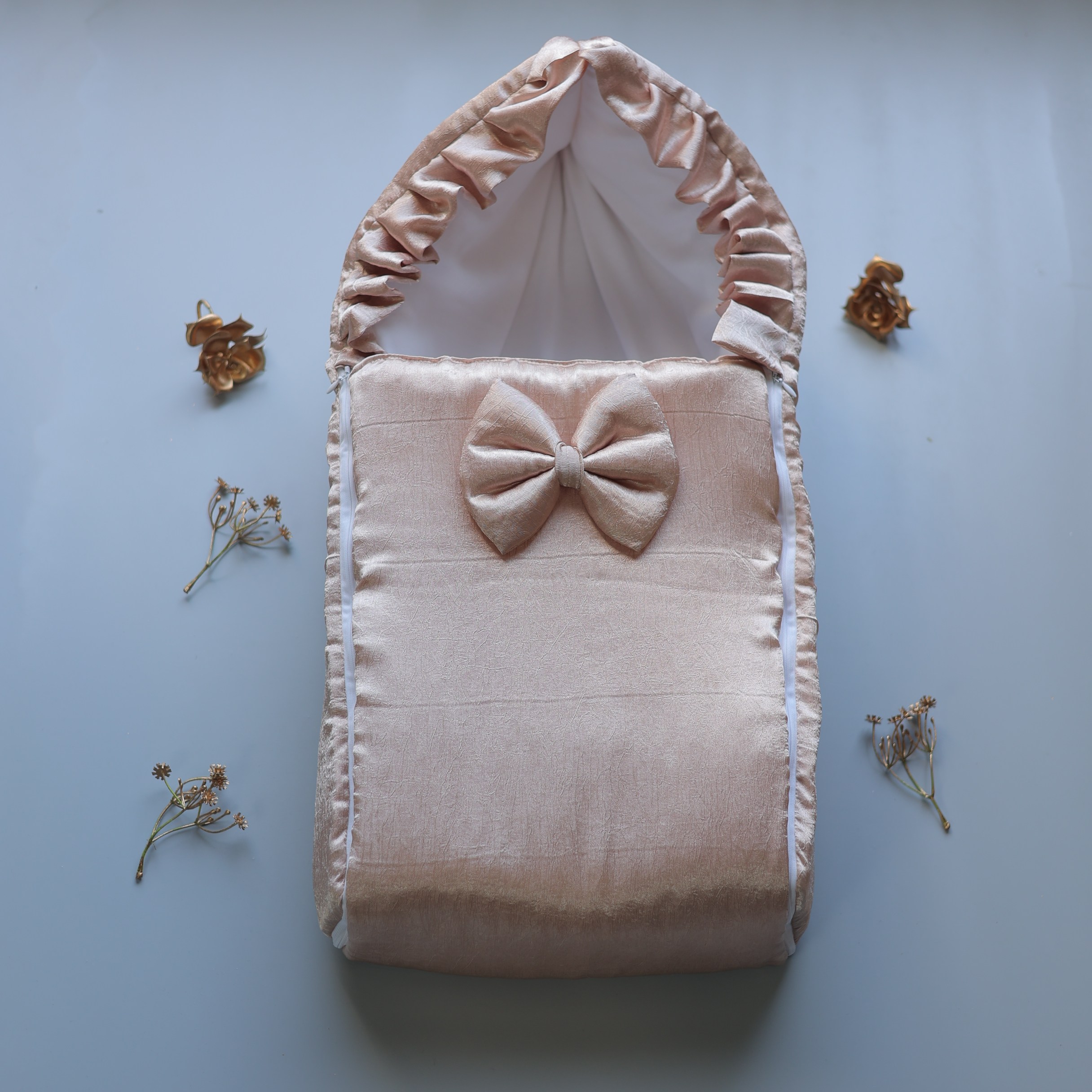 SnugNest Peach Sleeping Bag