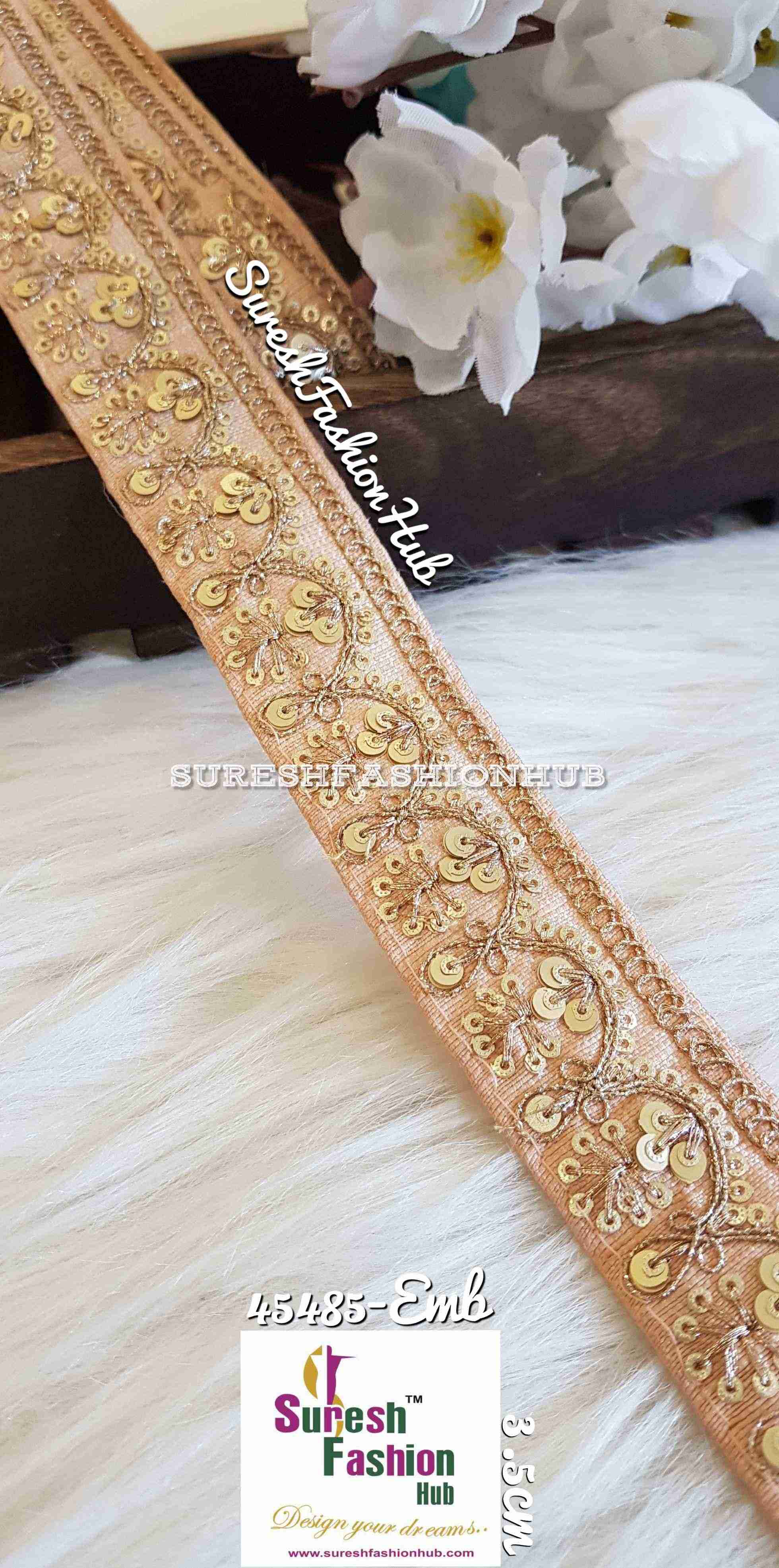 Indian Laces Embellishments Embroidery Saree Border Wholesale Silk Crafting Sewing Decorative Designer Ribbons #Blackborder  #Fancylaces #Decorativetrims #Embroideredborder #Sewingtrims #テープ #minne #lndianlaces #Sareeborder #アニー都城 #pasamanerías #pasamaneriasbordadas #Embellishments #可愛いマスク #Embroiderytrimmings #アクセサリー