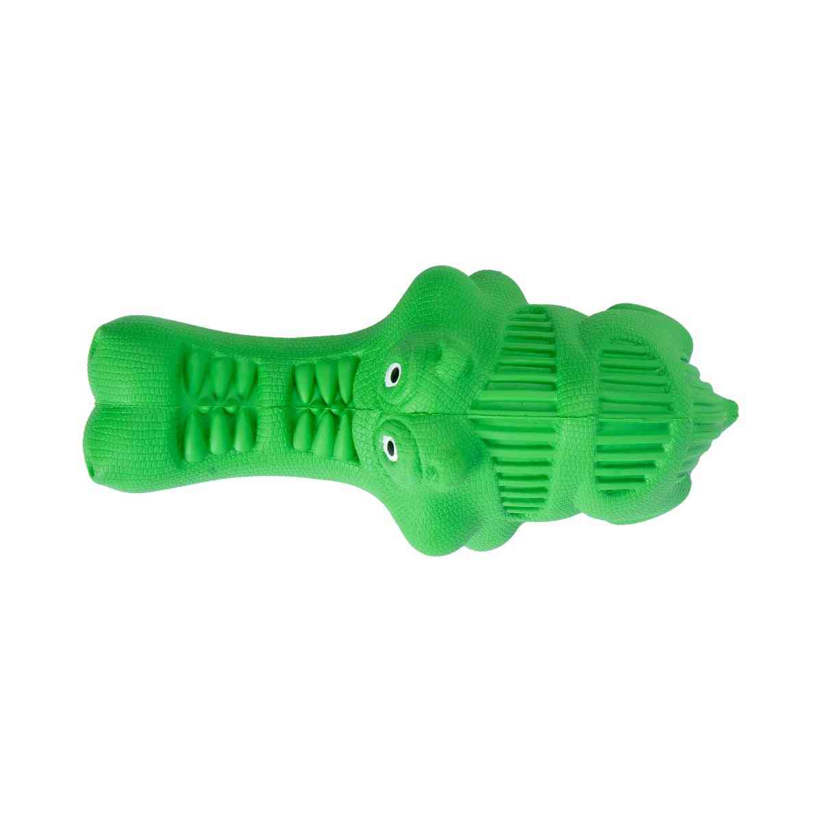 Ezra Play Crocodile - Green Rubber Toy