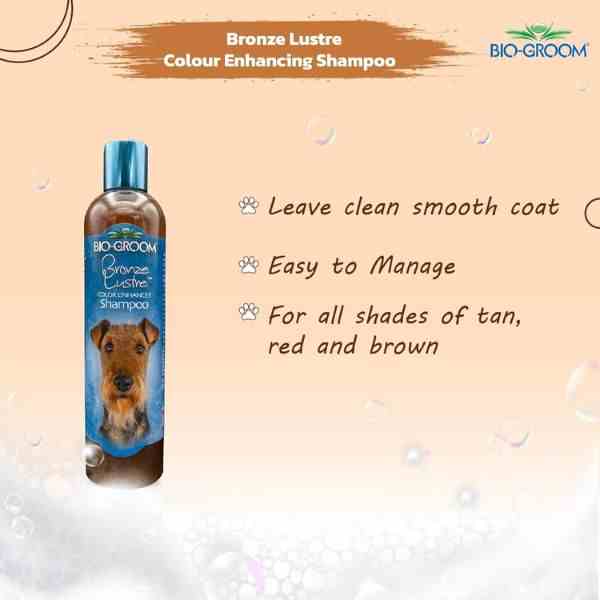 Bio-Groom Bronze Lustre Color Enhancer Dog Shampoo