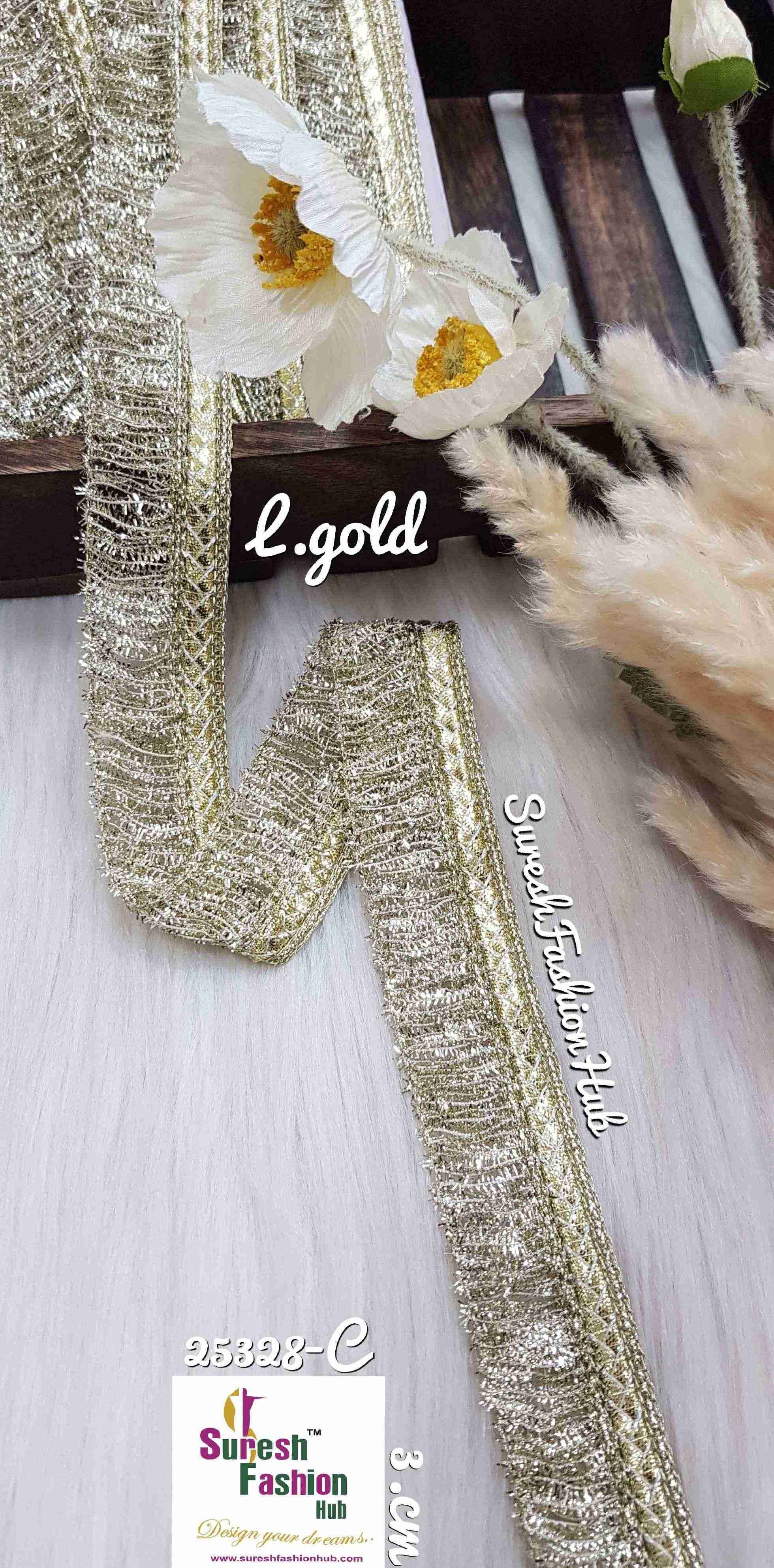 Light-Gold Fringe Glamour