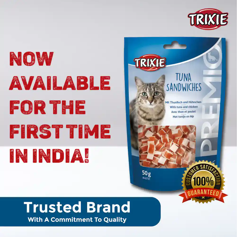 Trixie Premio Tuna Sandwiches Treat for Cats, 50 g