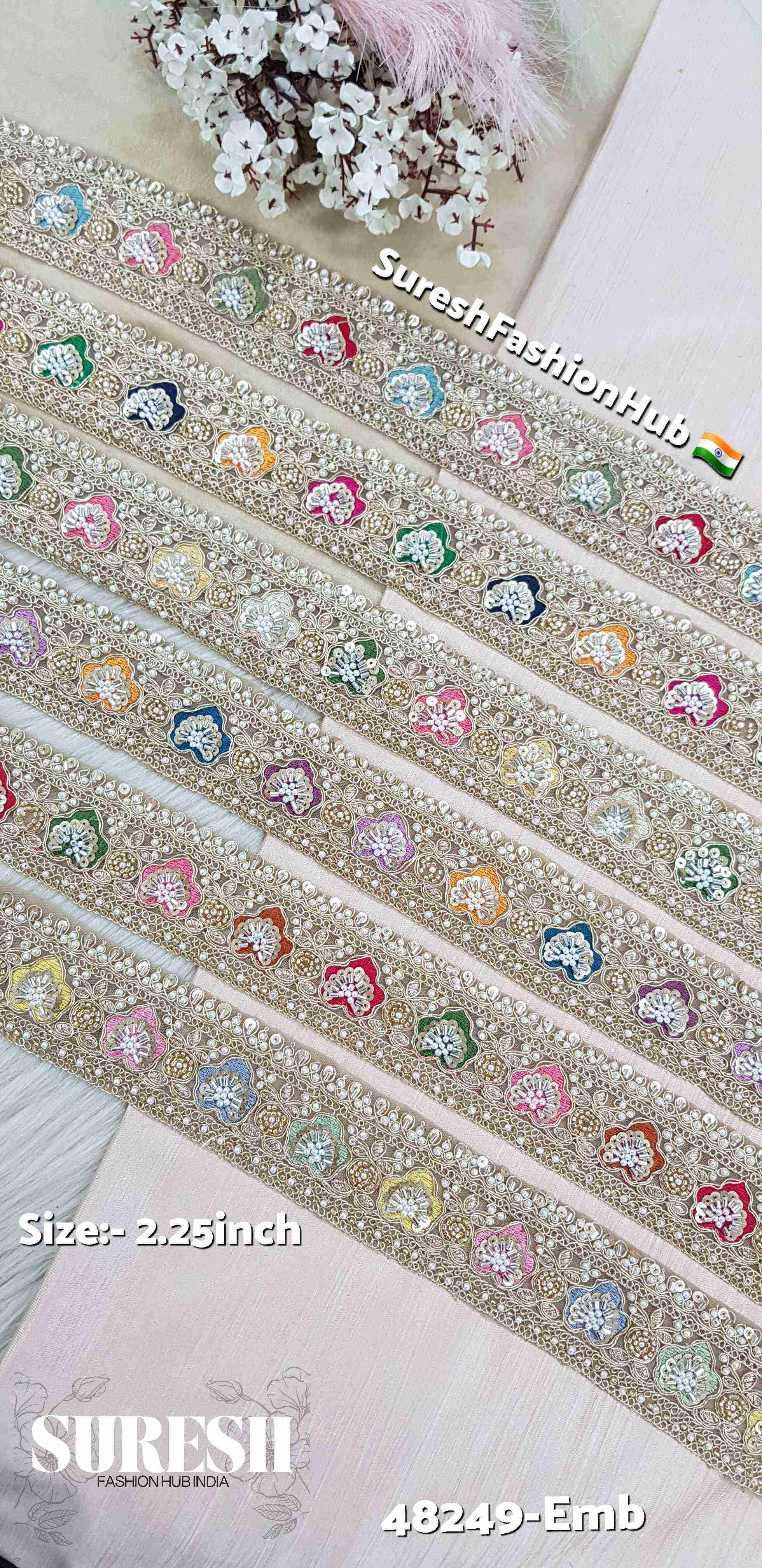 Sabyasachi-Inspired Embroidery Lace