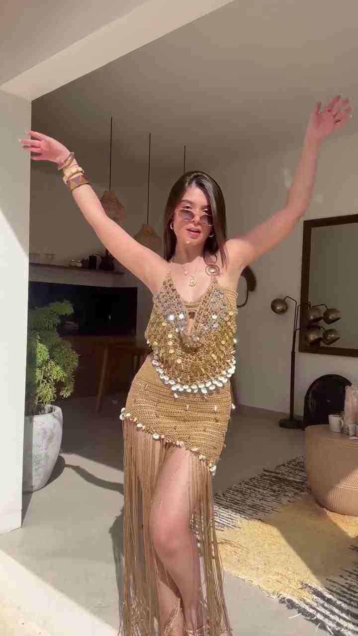 Tropical Glow Crochet Top