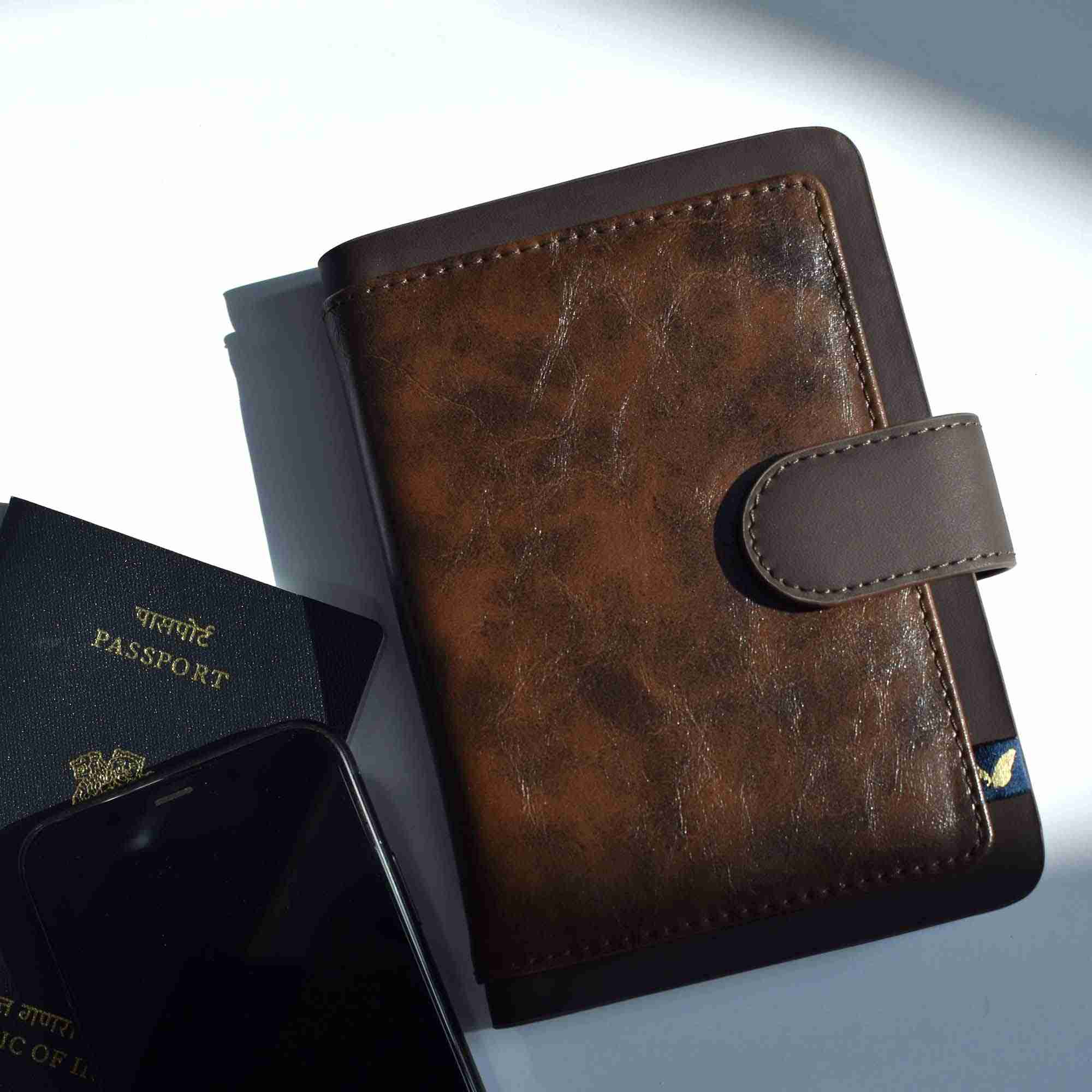 Passport Holder | Moderno | Brown
