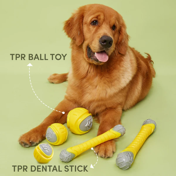 Barkbutler x Fofos Flexy Ultra Bounce Ball Dog Toy