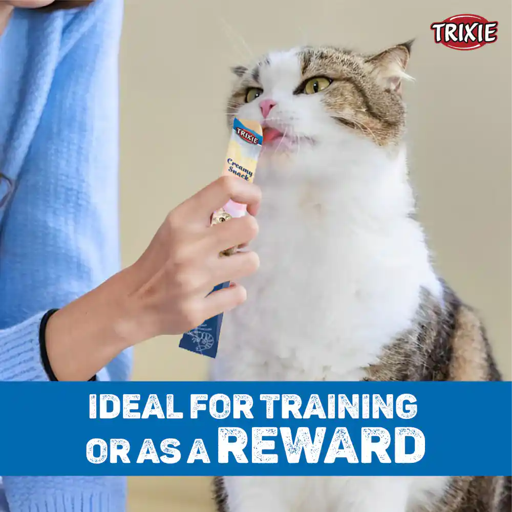 Trixie Creamy Snack With Shrimp Cat Treats, 5 x 14 g