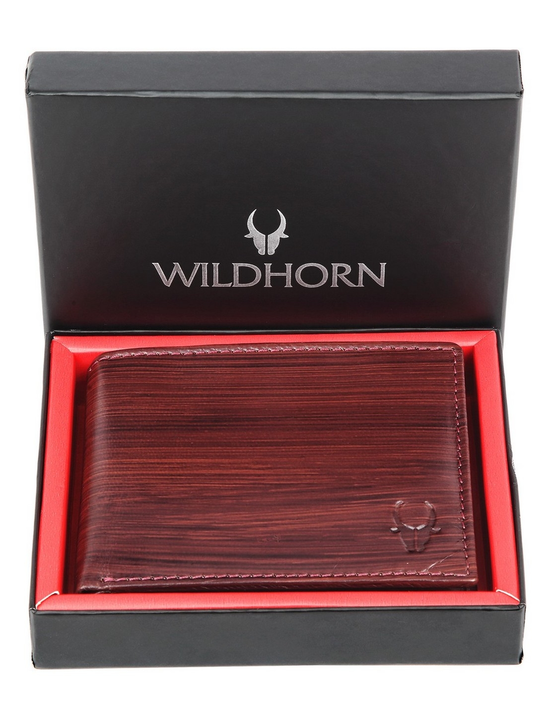 WildHorn | WildHorn Top Grain Leather Brown Wallet for Men 0