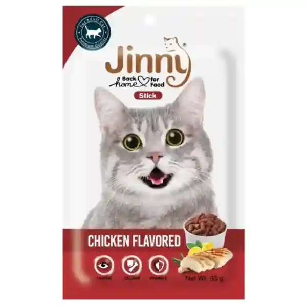Jinny Chicken Flavour Cat Treat - 35g