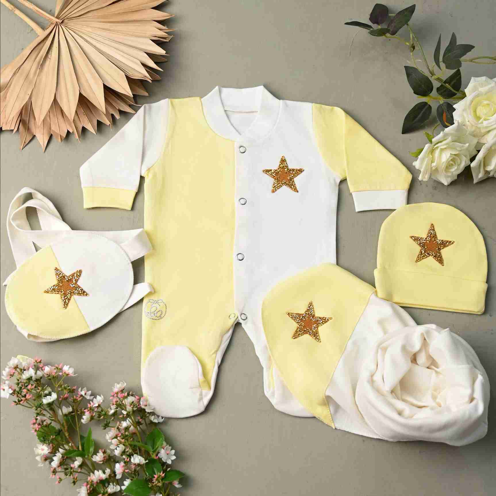 Lemon Twinkle Romper Set